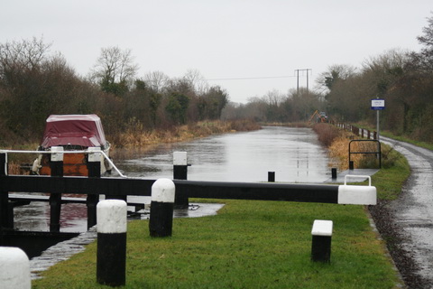 Looking back up from the lock