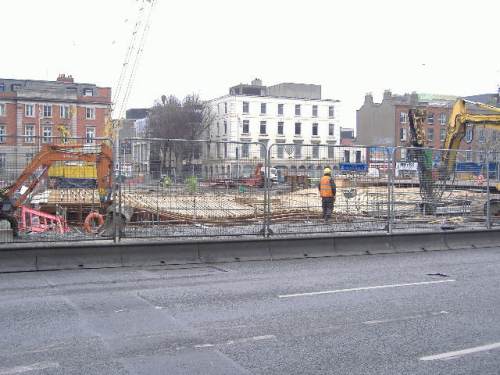 looking north from burgh quay