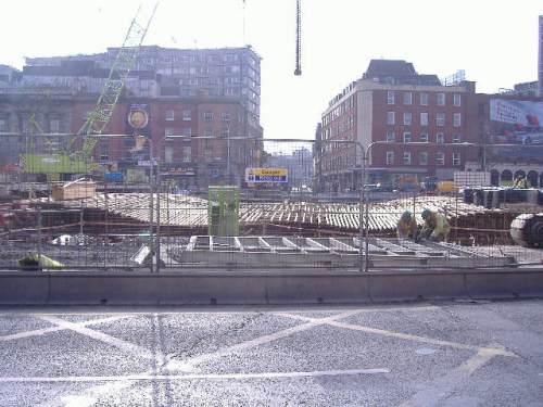 looking south from eden quay