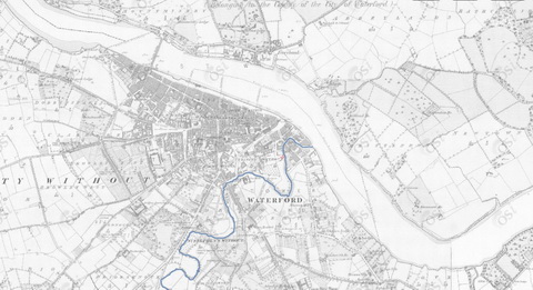 St John's Pill marked in blue (OSI ~1900)