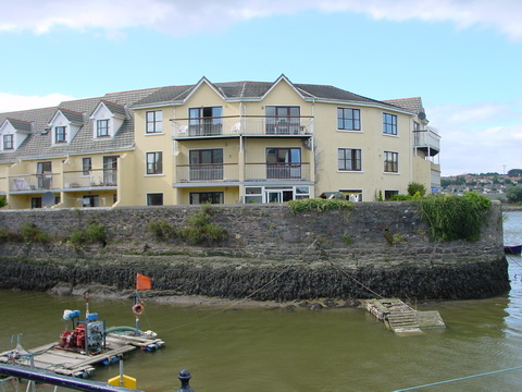 The north-western side of the entrance to the pill