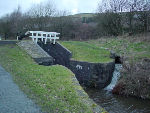 Byewash on the Huddersfield Narrow Canal (E) at Marsden