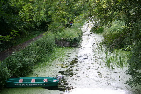 The turf-sided lock on the Boyne