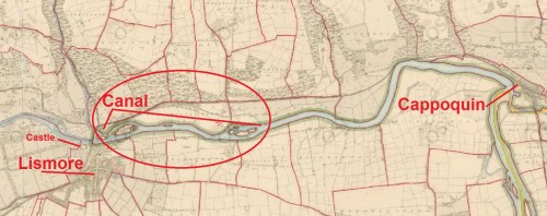 Lismore to Cappoquin (OSI ~1840)
