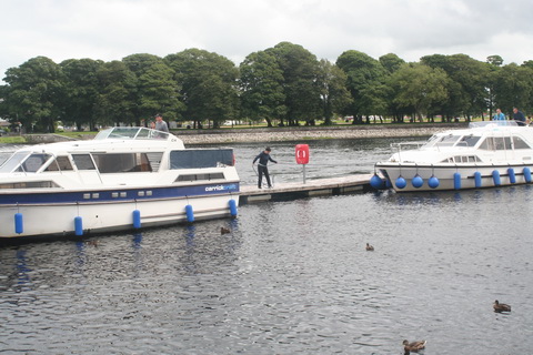 Athlone waiting pontoons