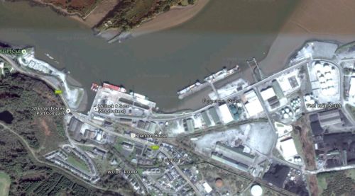 Shannon Estuary (Imagery copyright 2016 DigitalGlobe, map data copyright 2016 Google)