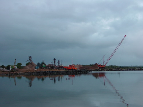 The sand trade on Lough Neagh